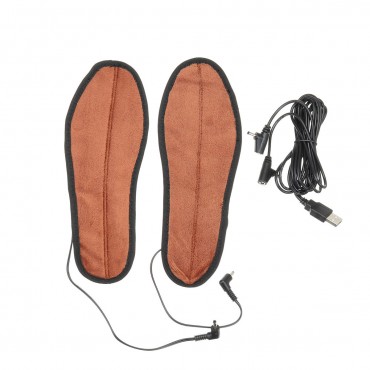 Electric Heated Insoles Shoe Insert USB Powered Heating Washable Snow Foot Warmer