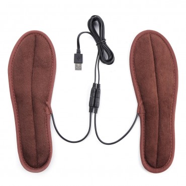 Electric Heated Shoe Insole Warm Feet Heater USB Foot Winter Warmer Heating Pad