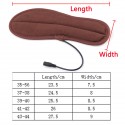 Electric Heated Shoe Insole Warm Feet Heater USB Foot Winter Warmer Heating Pad