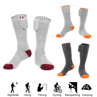 Electric Heating Socks Heated Unisex Universal Stocking Hose For Cold Winter