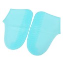 Fluorescence Night Vision Reusable Shoe Covers Dustproof Rain Cover Winter Step In Shoe Waterproof Silicone 25-45 Yard