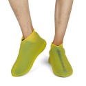 Fluorescence Night Vision Reusable Shoe Covers Dustproof Rain Cover Winter Step In Shoe Waterproof Silicone 25-45 Yard