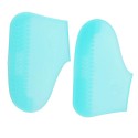 Fluorescence Night Vision Reusable Shoe Covers Dustproof Rain Cover Winter Step In Shoe Waterproof Silicone 25-45 Yard