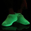 Luminous Waterproof Shoe Covers Silicone Non-Slip Overshoes Shoes Protector Reusable Wear-Resistant