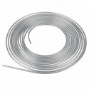 25 Foot Coil Roll Coil of 1/4inch OD Steel Zinc Silver Brake Line Fuel Tubing Kit