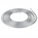 25 Foot Coil Roll Coil of 1/4inch OD Steel Zinc Silver Brake Line Fuel Tubing Kit