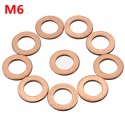 10pcs M6/M8/M12/M14 Copper Washer Motorcycle ATV Brake Fuel Banjo Seal