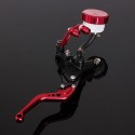 2 X CNC Red Universal Motorcycle Brake Clutch Lever Master Cylinder