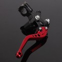 2 X CNC Red Universal Motorcycle Brake Clutch Lever Master Cylinder