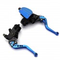 22MM 500cc-800CC 16mm Universal CNC Motorcycle Brake Clutch Master Cylinder Levers Bar Clamp