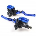 22cm 7/8 Inch Motorcycle Handlebar Master Cylinder Levers Handle Hydraulic Brake Pump Clutch