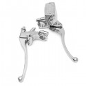 22mm Motorcycle Hydraulic Brake Master Cylinder Clutch Lever Chrome