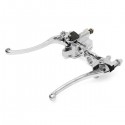 22mm Motorcycle Hydraulic Brake Master Cylinder Clutch Lever Chrome