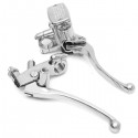 22mm Motorcycle Hydraulic Brake Master Cylinder Clutch Lever Chrome