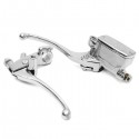 22mm Motorcycle Hydraulic Brake Master Cylinder Clutch Lever Chrome