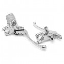 22mm Motorcycle Hydraulic Brake Master Cylinder Clutch Lever Chrome