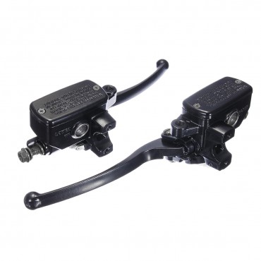 25mm Motorcycle Aluminum Hydraulic Brake Clutch Levers Master Cylinder Universal