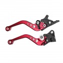 2Pcs Motorcycle Handlebars Brake Clutch Hand Lever Pump Kit Set Assembly