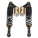 2pcs 14inch 360mm Motorcycle Air Shock Absorber Suspension Universal