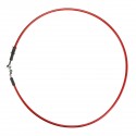 300mm-2200mm Motorcycle Braided Brake Clutch Oil Hose Line Cable Pipe Universal Red