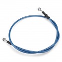 300mm-2200mm Motorcycle Braided Brake Clutch Oil Hose Line Pipe Cable Universal Blue