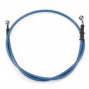 300mm-2200mm Motorcycle Braided Brake Clutch Oil Hose Line Pipe Cable Universal Blue