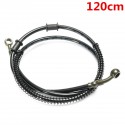 50cm - 190cm Motorcycle Braided Brake Clutch Oil Hose Line Pipe 10mm