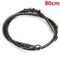 50cm - 190cm Motorcycle Braided Brake Clutch Oil Hose Line Pipe 10mm