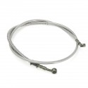 50cm-200cm Motorcycle Bike Brake Clutch Oil Hose Line Pipe 10mm Banjo Silver