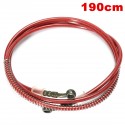 60cm - 200cm Motorcycle Brake Clutch Oil Hose Braided Line Pipe