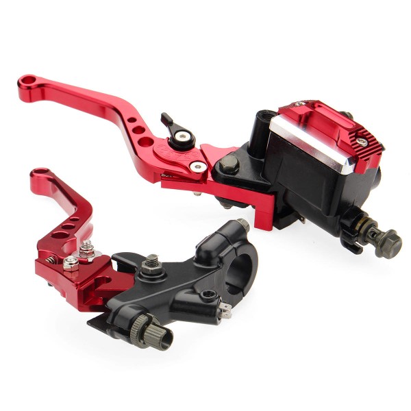 7/8 Inch 22mm Motorcycle Brake Master Cylinder Hydraulic Pump Clutch Reservoir Handlebar Lever Universal