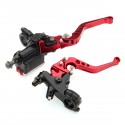 7/8 Inch 22mm Motorcycle Brake Master Cylinder Hydraulic Pump Clutch Reservoir Handlebar Lever Universal