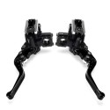 7/8inch Motorcycle Master Cylinder Hydraulic Brake Pump Clutch Handlebar Lever Reservoir Set