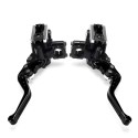 7/8inch Motorcycle Master Cylinder Hydraulic Brake Pump Clutch Handlebar Lever Reservoir Set