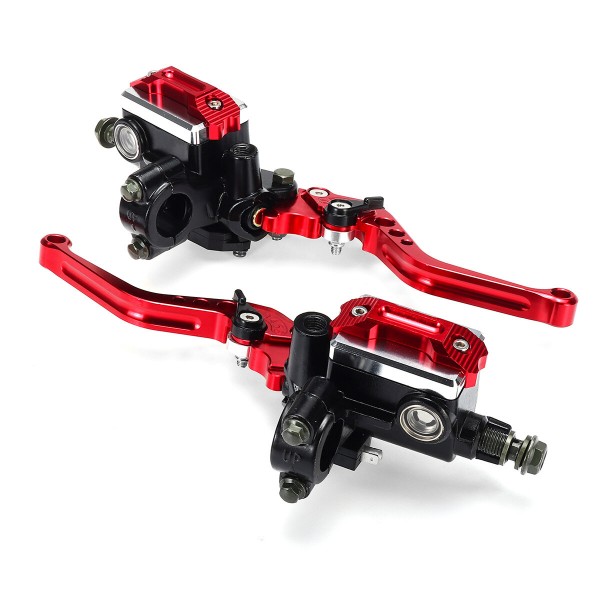 7/8inch Motorcycle Master Cylinder Hydraulic Brake Pump Clutch Handlebar Lever Reservoir Set