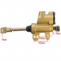 Motorcycle Bike Rear Brake Master Cylinder Internal Oil Pot Golden