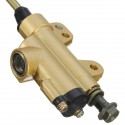 Motorcycle Bike Rear Brake Master Cylinder Internal Oil Pot Golden