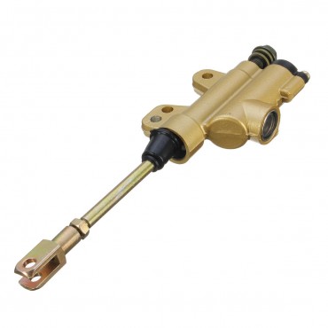 Motorcycle Bike Rear Brake Master Cylinder Internal Oil Pot Golden