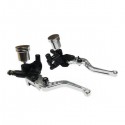 Pair 7/8 Motorcycle Hydraulic Brake Master Cylinder Clutch Lever L R 22mm Universal