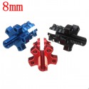 Universal M8 Anodized Billet Clutch Brake Cable Wire Adjuster Motorcycle Bike