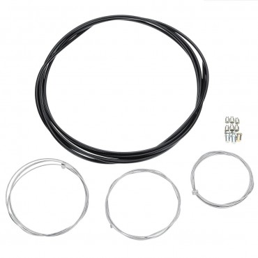 Universal Motorcycle Clutch Brake Throttle Cable Set Replacement Kit