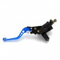 Universal Motorcycle Hydraulic 7/8inch M10*1.25 CNC Brake Clutch Master Cylinder Reservoir Lever Set