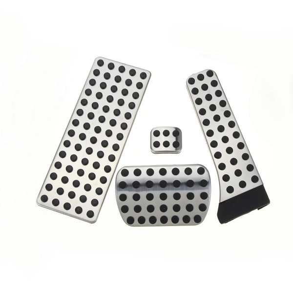 4PCS Steel Gas Brake Foot Pedals Kit For Mercedes-Benz W203 W204 W210 W211 W212 C E