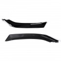 2 PCS Front Bumper Lip Wrap Angle Splitters Spoiler Wing Canard Diffuser Glossy Black Anti-Scratch For Honda Civic Sedan 2016-2018