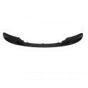 2 x Matte Black Surface Front Bumper Cover Protector Splitter Lip For BMW F30 3 Series M Style 12-18