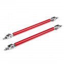 2PCS 8-11 Inch Adjustable Front Bumper Lip Splitter Rod Strut Tie Bar Universal Car Modification