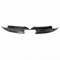 2Pcs Car Real Carbon Fiber Front Bumper Splitter Lip Left & Right For BMW E90 E92 E93 M3 2007-2013