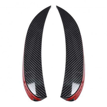 2Pcs Front Bumper Splitter Protector Canard Air Vent Cover Trim For Mercedes-benz C Class W205 C180 C260 C300 AMG 2019+