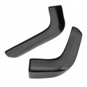 2Pcs Universal Car Bumper Spoiler Front Shovel Decorative Scratch Resistant Wing