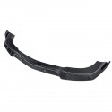 3PCS Carbon Fiber Color Front Bumper Lip Spoiler Cover Trim For Mercedes-Benz W204 2008-2014